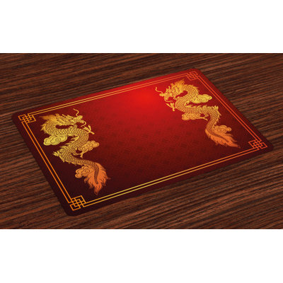 Prattsville Dragon Historic Creature Placemat