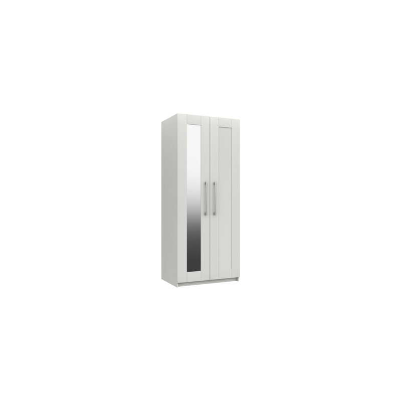 Niemeyer 2 Door Wardrobe, White