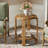 2-tier Solid Wood End Side Table, Modern Farmhouse, Easy Assembly