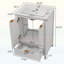 Meuble-lavabo de salle de bain avec lavabo, grand espace de rangement organisé-1518354824