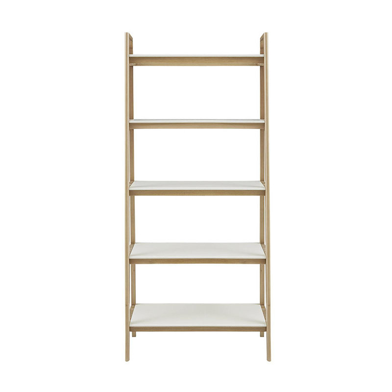 Tablette / bibliothèque, Naturel / Blanc