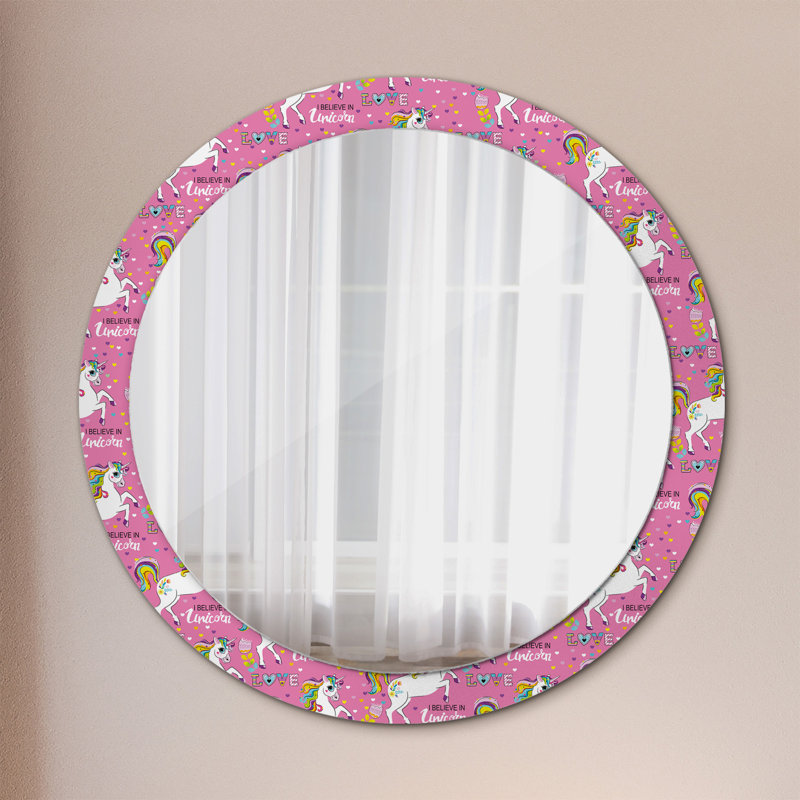 Huldar Glass Flat Wall Mirror