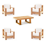 Canberra Outdoor 5 - Piece Conversation Set
