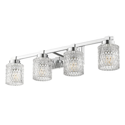 Cisca 31.5 inch Chrome 4 Light Vanity