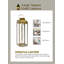Lanterne de table en acier inoxydable-47938162-47938161