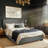 Dumfries (Abbey) Upholstered Platform Bed-950262033-950262044