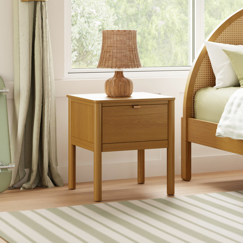 Bondi Assembled Nightstand, Honey