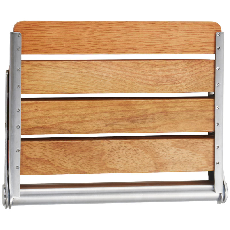 Pietrzyk 6.1'' W Solid Wood Shower Bench