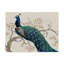 «Peacock and Blossoms II», reproduction de peinture acrylique sur toile tendue-33519528
