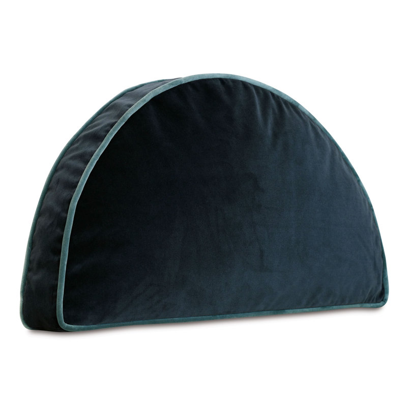 Uma Velvet Pillow Cover & Insert, Pacific