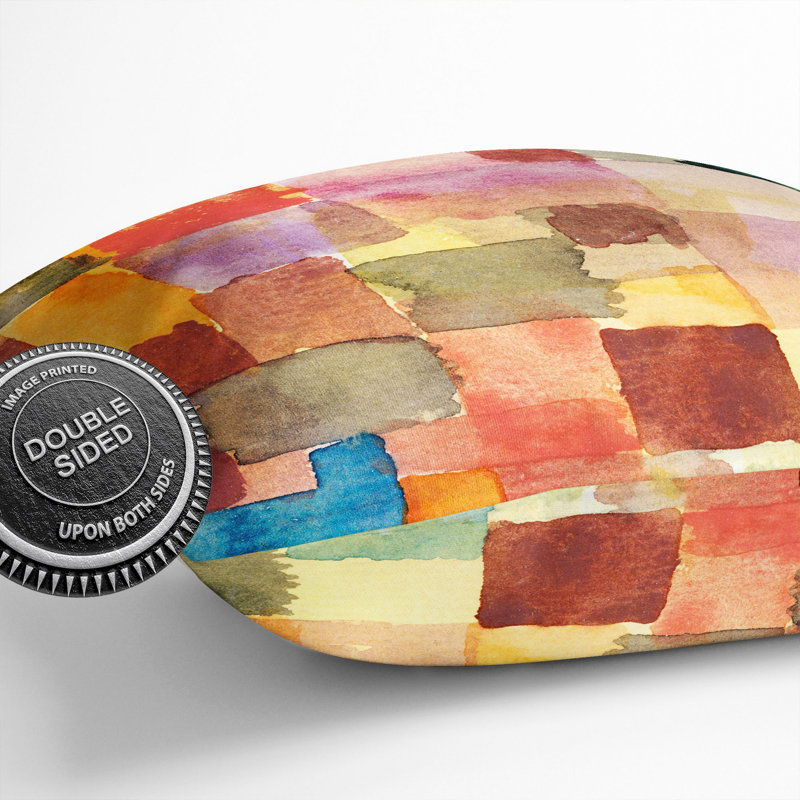 Squares Geometric Scatter Cushion, 40cm H x 40cm W x 15cm D