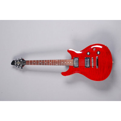 Shiny Red Guitar - Wrapped Canvas Art Prints