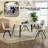 Jahnae Metal Base Dining Table