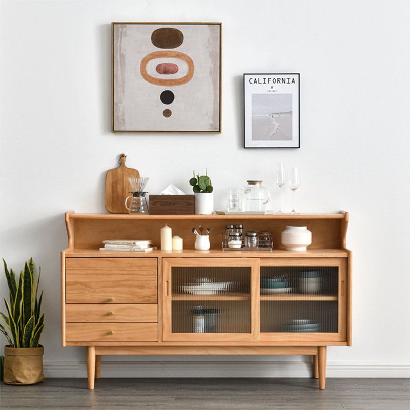 Vitrine simple et haute beauté, H 36,22 po x l 59,06 po x P 16,14 po
