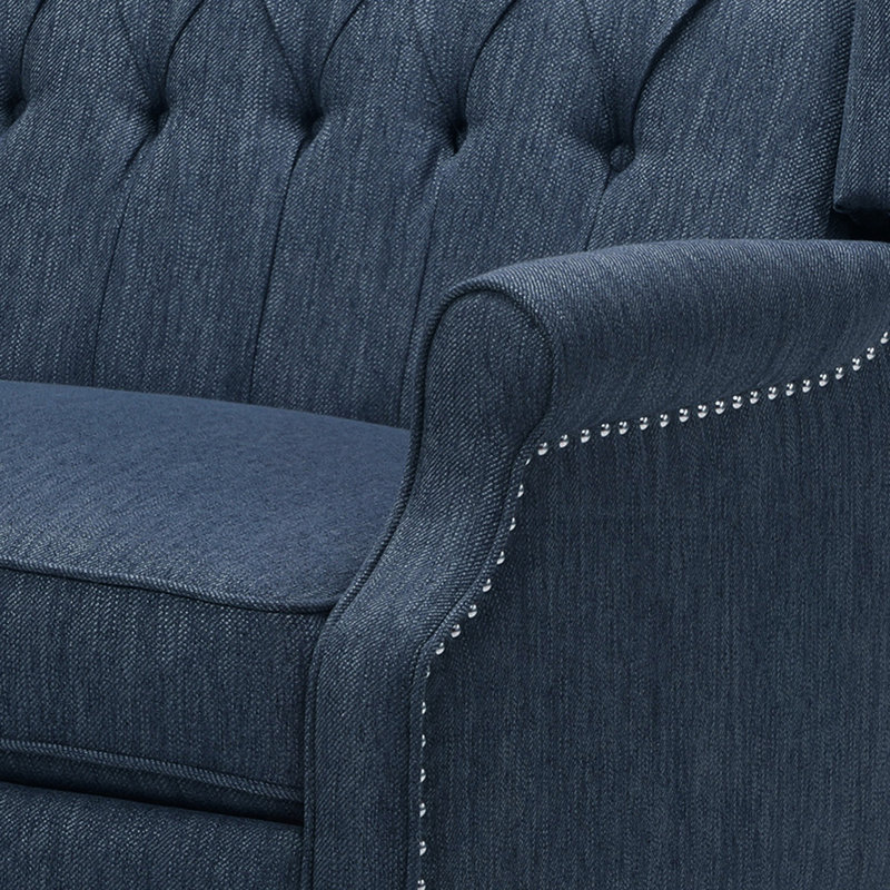 Fauteuil en tissu, Marine