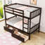 2 Drawers Wooden Bunk Bed-2071690984-2071690985