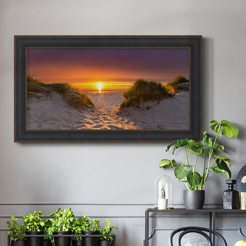 Ackles Path To Happiness - reproduction de photo sur toile, H 25 po x l 45 po x P 2,5 po