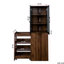 72,25 po H, moderne en bois, 4 niveaux coulissants, vitrine, portes vitrées, salon, bureau, rangement de bureau 2 portes H armoire multifonctionnelle coulissante pour bureau et rangement-121048146-121048144