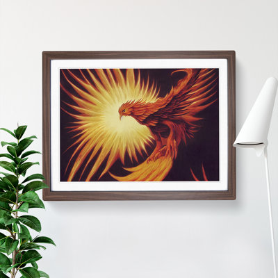 XH1022-8872X Terrific Phoenix Bird - Single Picture Frame Print