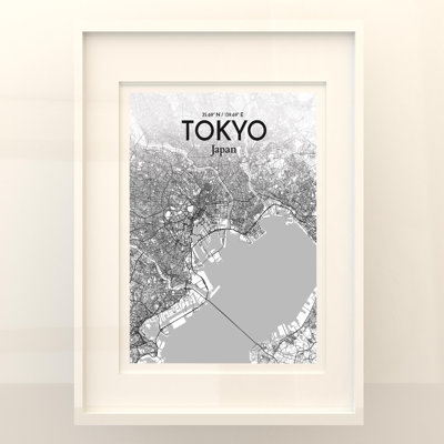 Carte de la ville de Tokyo, impression