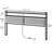 Makieh Upholstered Headborad with Charging Station and Led Lights-858833081