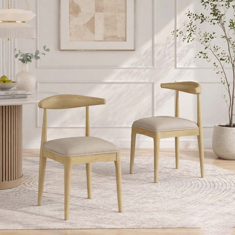 Ensemble de chaises de salle à manger, light brown
