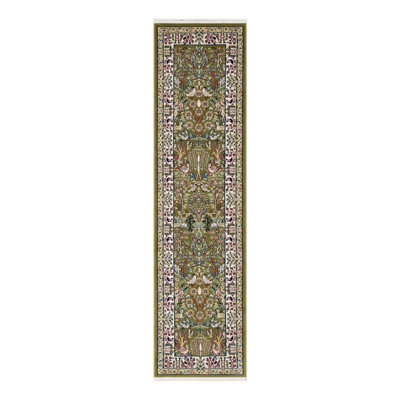 Jackson Oriental Green/Ivory Area Rug