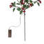 Vaporisateur de pin de Noël lumineux Holly Berry - 29 po - blanc chaud