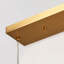 Luminaire suspendu en or 5 lumières Ulderica