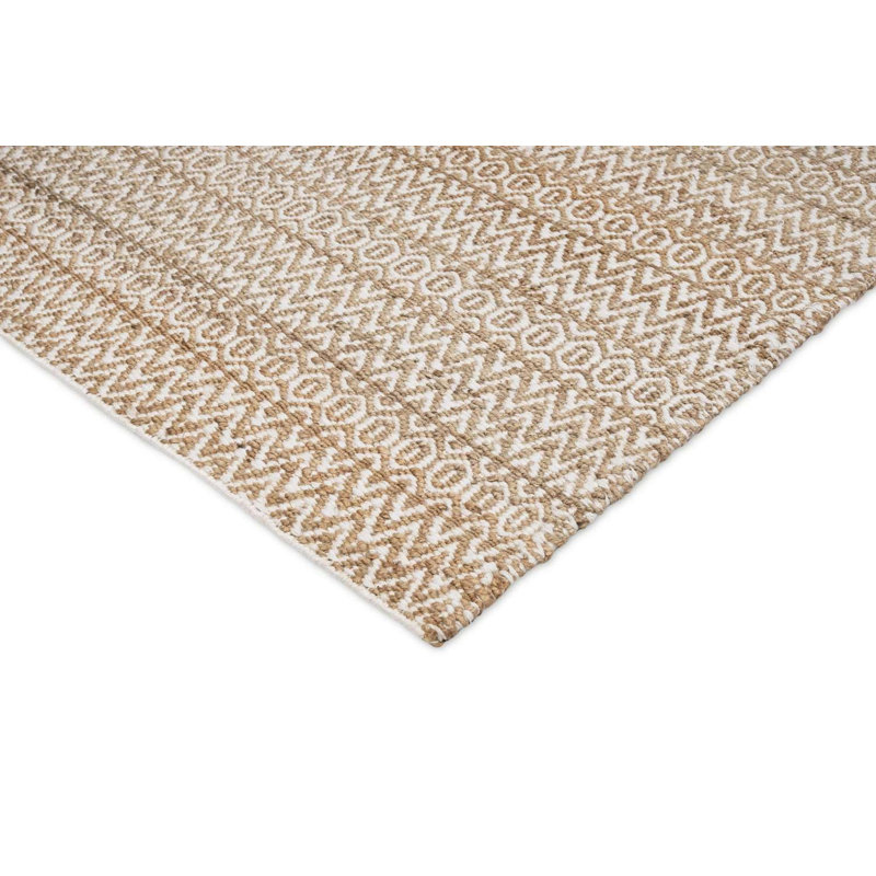 Tapis brun tissé à la main Southwestern, Rectangle 8 pi 10 po x 13 pi