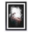 Leopard Upon The Rock Paint Splash - Picture Frame Graphic Art-56922964-56922965
