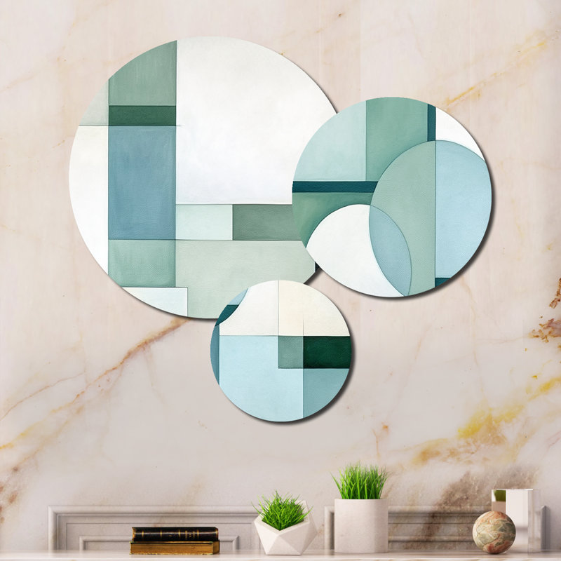Abstract Wall Decor on Metal