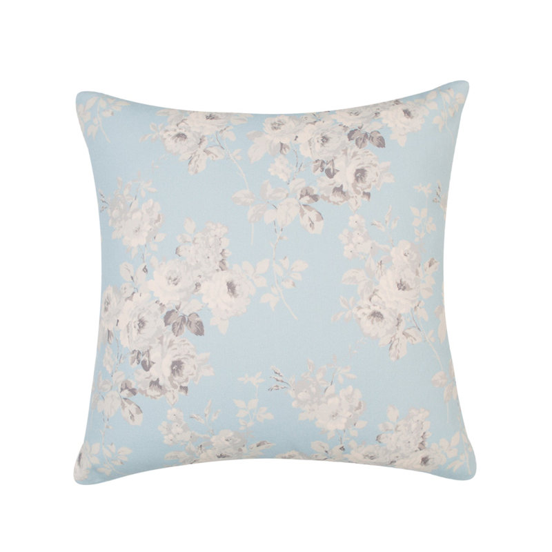 Romantic Floral Pillow, 20"H x 20"W, Polyester