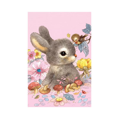 Baby Bunny by Giordano Studios - Wrapped Canvas Graphic Art