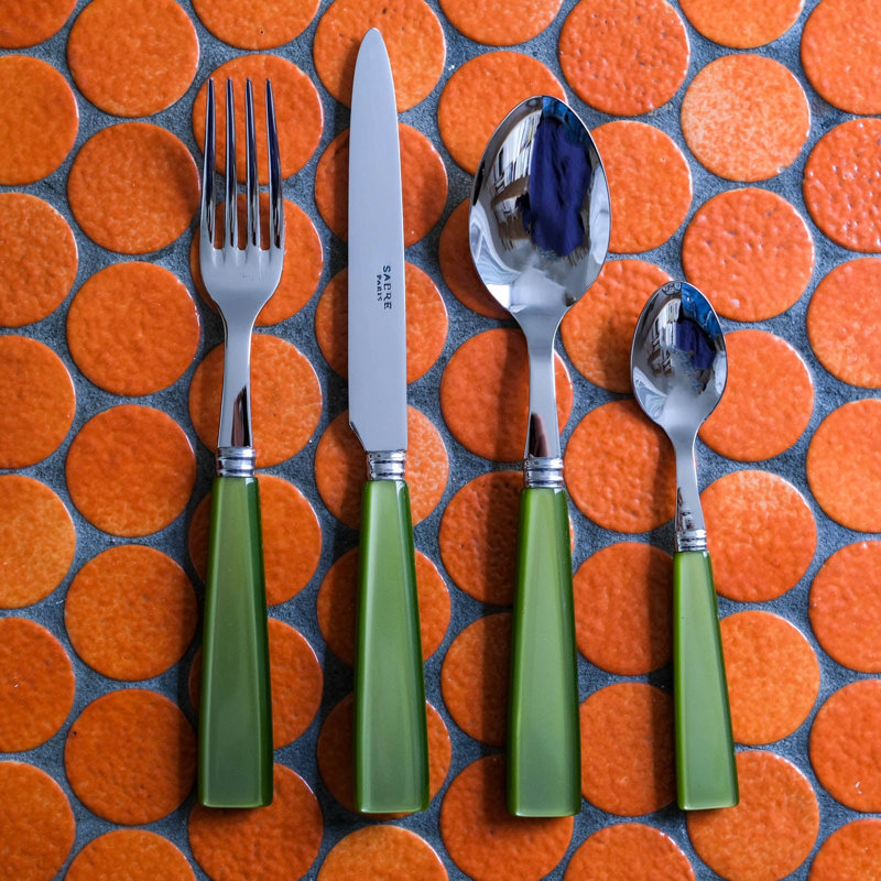 Sabre Paris - 5 Pieces Cutlery Set Icône, Moss
