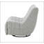 Fauteuil inclinable oscillant en chenille Talmon Oyster-454749469