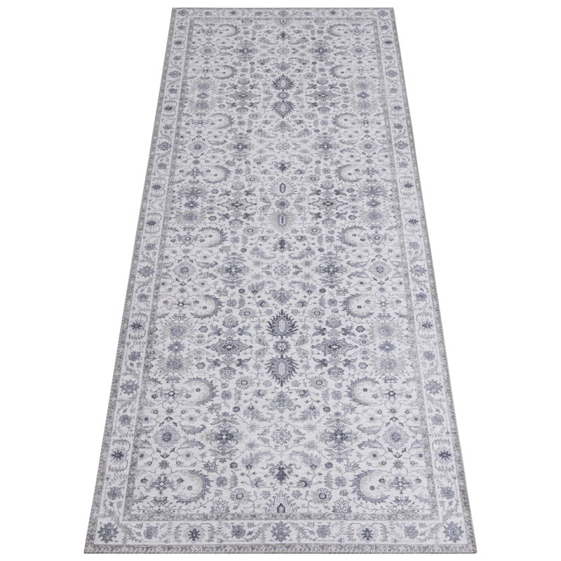 Vivana Tufted Platinum Grey Rug, Runner 80 x 200cm