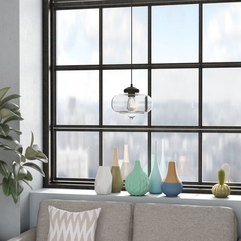 1 - Light Schoolhouse Pendant