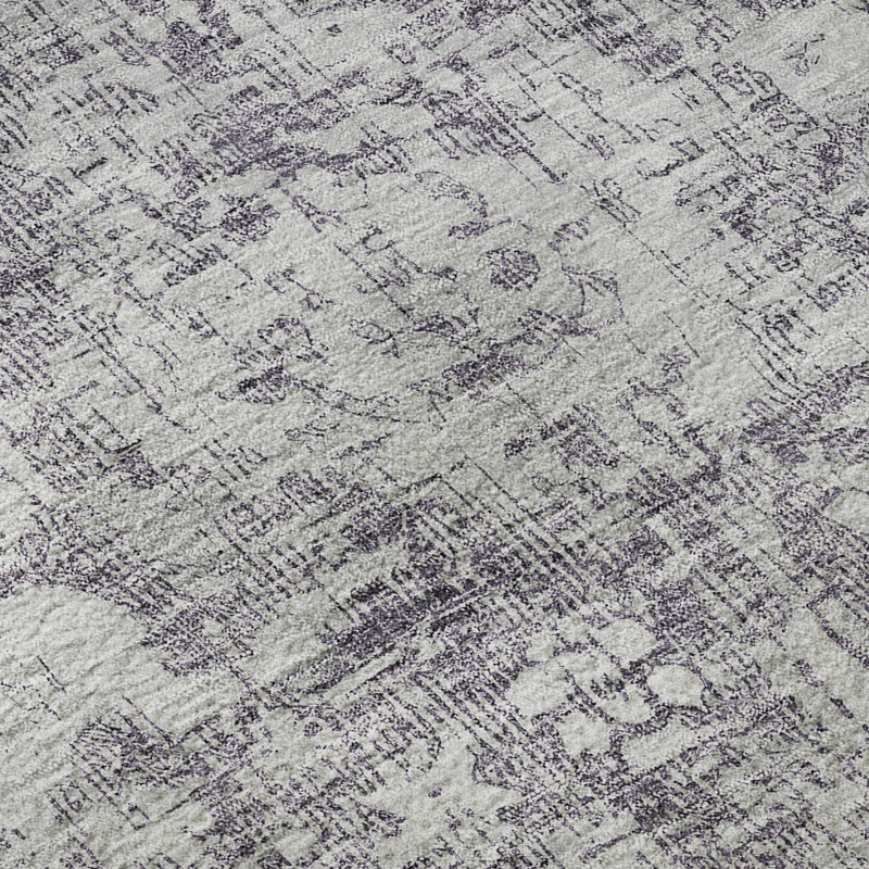 Premium Machine Washable Barry AMF1229 Global Rug, Round 8'