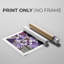 Rêve mauve II - Impression sur toile seulement - NON-CADRE-775243204