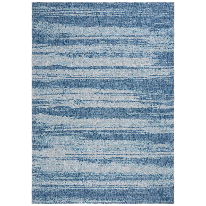 Placerville Performance Abstract Indoor/Outdoor Area Rug, Rectangle 8' x 11'