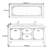 Simple modern stainless steel bathroom cabinet-111166888