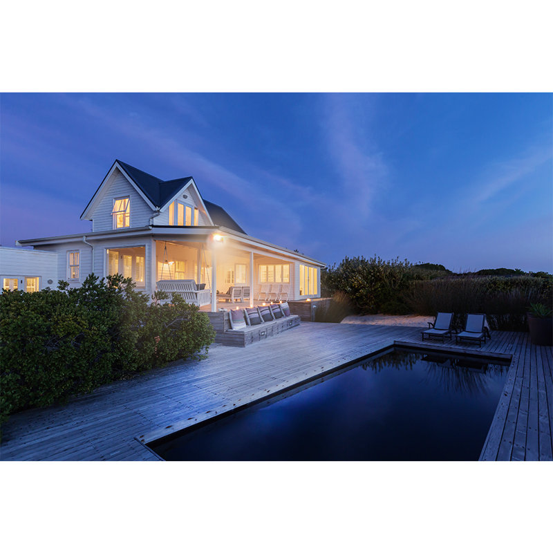 Lumen Selectable LED W/Square Single Head, Dusk To Dawn Outdoor Security Flood Light