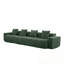 Canapé modulaire à 4 places profondes avec coussins décoratifs-1676825605