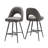 Etna Swivel Upholstered Counter Stool with Metal Frame-916160058-916160060