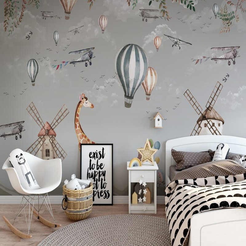 Balloon Journey In Windmill Valley, 108" L x 160" W