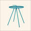 Table d'appoint minimaliste et durable au design innovant pour une utilisation polyvalente