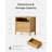 Farmhouse Nightstand With 2 Drawers And Charging Station-1124855422-1124855421