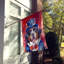 Drapeau patriotique de la maison américaine-112698644