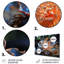 Fleurs de cristal orange I - décoration murale florale en métal-1408805229
